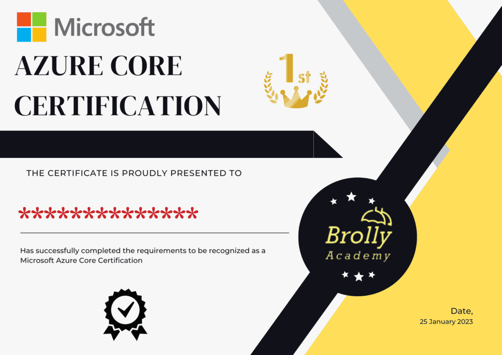 Azure Core Certification