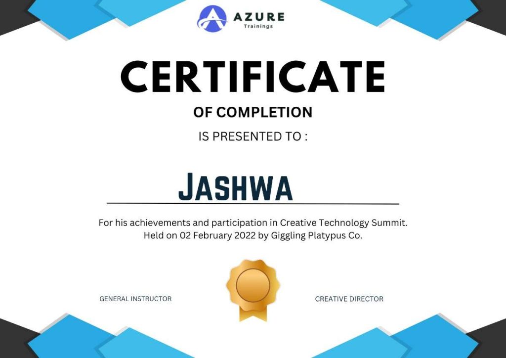 Azure certificate